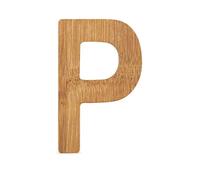 Small Foot 12069 ABC letter P made of sustainable bamboo, can be combined with other letters as a decoration or door sign