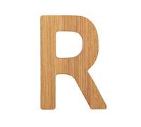Small Foot 12071 ABC Letter R Made of Sustainable Bamboo Can Be Combined with Other Letters as Decoration or Door Sign