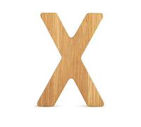 Small Foot 12077 ABC Letter X Made of Sustainable Bamboo Can Be Combined with Other Letters as Decoration or Door Sign