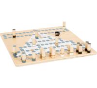 small foot 12223 Malefiz and Halma "Gold Edition", wooden parlour game for the w