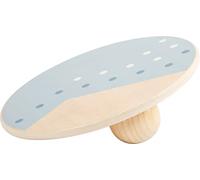 small foot 12243 Balance Board Adventure, with two threaded wooden balls, made of stable wood, for kids aged 5+ years