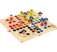 small foot 2430 Ludo "Pirate Island" made of wood, board game in original pirate