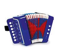 small foot 3318 childrens play Accordion "Blue", promotes early musical education, musical toy with strap, from 3 years old