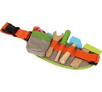 small foot 4745 kids tool belt fully adjustable incl. colourful wooden toys and accessories, from 3 years old