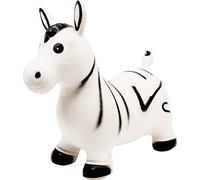 small foot 6793 Bouncing animal "Zebra" for indoors and outdoors, made of robust plastic and weighing only 1,38 kg, from 2 years on