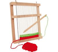 small foot 6889 "Compact" wooden weaving frame, incl. reversible comb and wool, from 6 years old