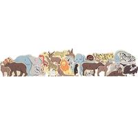 small foot Animals Letter Puzzle, wood, wooden puzzle for alphabet learning, learning toy for ages 3+ years, 12465