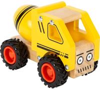 Small Foot Betonmischer, Spielfahrzeug für Kinder aus Holz, mit gummierten Räder