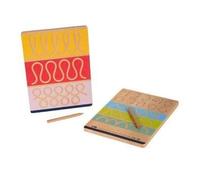 Small Foot Writing Board Set Educate, wood, learn to write with writing exercises, for kids aged 5+ years, 12560