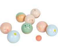 small foot Boule ‘Garden Buddies’, wood, family throwing game, for garden, park & beach, for ages 3+ years, 12643