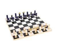 small foot Chess and Backgammon "Gold Edition", two 2-player board games for ages 6+ years, made of wood, Prod. 12222