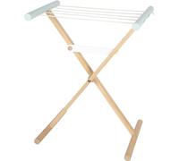 small foot Clothes Drying Rack, Wood, Foldable and Space-Saving, Household Chores Toy for Kids Aged 3+ Years, 12479