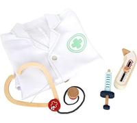 Small Foot Coat Play Set, Role Children from 3 Years, Doctor Toy with Lots of Ac