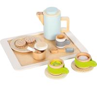 Small Foot Coffee and Tea Play Kitchen Set, wood, 15 pcs. kitchen toy, role play for kids aged 2+ years old, 12484