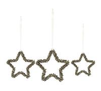 Small Foot Company 2021213 - Furniture and Decoration - Star Hanging Bells - Pack of 3