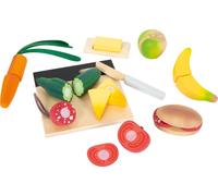 small foot Cuttable Lunch Set "fresh", wood, accessory for play kitchens & store