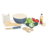 Small Foot Cuttable Salad Set fresh, wood, toy food for the play kitchen, for kids aged 3+ years old, 12612