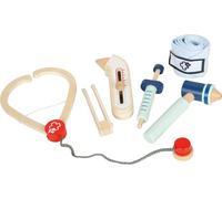 small foot Doctor Play Set, wooden medical accessories, role-playing toy, for kids aged 3+ years, 12548