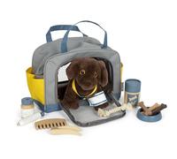 Small Foot Dog with Carrying Bag and Care Set, pet toy, role-playing toy for kids aged 2+ years old, 12600