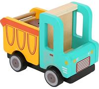 Small Foot Dump Truck, Children's Play Car, Wooden Toy with 3 Logs, from 18 Months Item No. 12009