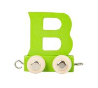 Small Foot Green Wooden Train Letter 'B' Small Foot Multicolor