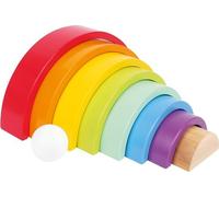 Small Foot - Houten Bouwblokken Regenboog 9Dlg - construct - P2222z