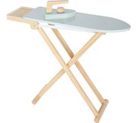 Small Foot Ironing Board with wooden Iron, adjustable height, foldable, toy for kids aged 3+ years old, 12480, Blue