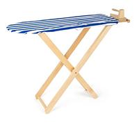 Small Foot Ironing Board with Wooden Iron with Colourful Fabric Cover and Storage Board, Role Toy from 3 Years, 8303 Toy