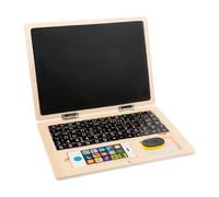 Small Foot Laptop w/Magnetic Black Board Wooden Toy Age 3+
