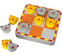 Legler Small Foot Magnetic Cat and Mouse Tic Tac Toe Game