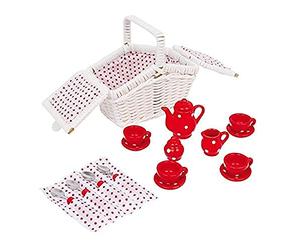 Small Foot Legler Tina Picnic Basket Kitchen and Food Toy