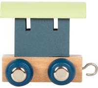 small foot Letter Train Polar Carriage Wooden Train Individually Combinable, for Decorating and Gifting, Blue, 12565