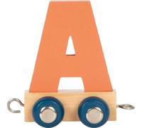 small foot Letters Train Polar A, Wood, Custom combinable Wooden Train for Decor or as a Gift, 12571