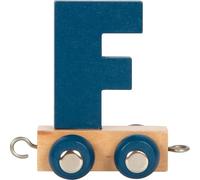 small foot Letters Train Polar F, Wood, Custom combinable Wooden Train for Decor or as a Gift, 12576