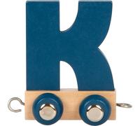 small foot Letters Train Polar K, Wood, Custom combinable Wooden Train for Decor or as a Gift, 12581