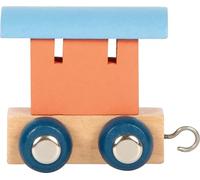 small foot Letters Train Polar Train Car, Wood, Custom combinable Wooden Train for Decor or as a Gift, 12567