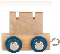 Small Foot Letters Train Polar Train Car, Wood, Custom combinable Wooden Train for Decor or as a Gift, 12569