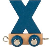 small foot Letters Train Polar X, Wood, Custom combinable Wooden Train for Decor or as a Gift, 12594