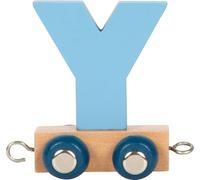 small foot Letters Train Polar Y, Wood, Custom combinable Wooden Train for Decor or as a Gift, 12595