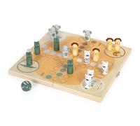 small foot Ludo "Safari", wood, travel game for 4 players, parlour game for kids aged 3+ years old, 12642