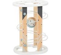 small foot Magnet Marble Run, modern design with lots of visible wood material,