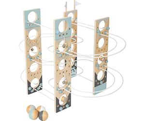 small foot Modular Marble Run, made of wood, can be easily taken apart and stored in a space-saving way, Prod. No. 12234