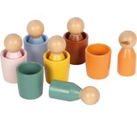 small foot Montessori sorteerbeker met figuur, gemaakt van FSC® 100% (US IMPORT)