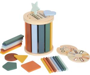 small foot Montessori sorteerspel met trommel, gemaakt van FSC® 100% (US IMPORT)