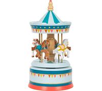 small foot Music Box Horse Carousel Circus made of wood, decoration for the nursery, with beautiful music to fall asleep, 12321