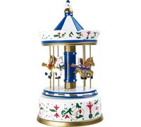 Small Foot Nostalgic Musical Roundabout, Large, Wood, Multi-Colour, 16 x 16 x 28