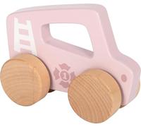 small foot Push-Along Car pink, wood, 2-in-1 grasping toy car, motor activity toy for babies aged 6+ months, 12709