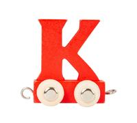 Small Foot Red Wooden Train Letter 'K' Small Foot Multicolor