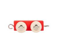Small Foot Red Wooden Train Wagon Trailer Small Foot Multicolor