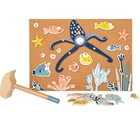 Small Foot Sea Life Hammer Game, wood, with large selection of motif elements, i
